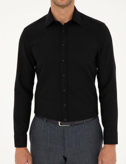 Siyah Slim Fit Arm_rl_ Uzun Kollu G_mlek - Pierre cardin фото 6