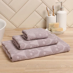 Полотенце махровое Love Life "Sculls" 30*50 см, светло-розовый, 100% хл, 450 г/м²