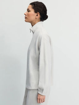 Толстовка на молнии оверсайз / Zarina