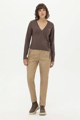 U. S. Polo Assn Женские брюки светло-коричневого цвета - U.s. polo assn фото 7