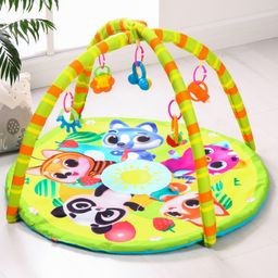Развивающий коврик с дугами Весёлые малыши, 85х85 см, Крошка Я