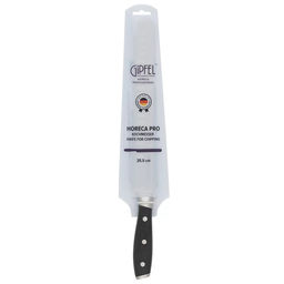 50579 GIPFEL Нож c выточками для тонкой нарезки HORECA PRO 25см, кованый. Материал лезвия: сталь X30CR13. Материал ручки: пластик ABS. Толщина: 2,3 мм.  фото 3