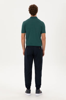 Мужские темно-синие брюки из плотной ткани - U.s. polo assn фото 4