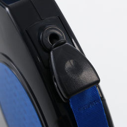 Рулетка Пижон светоотражающая, 8 м, до 50 кг, трос, прорезиненная ручка, голубая  фото 4