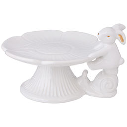 БЛЮДО НА НОЖКЕ КОЛЛЕКЦИЯ BRIGHT RABBITS 17,5Х14Х10 СМ