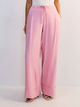 Льняные брюки с эластичным поясом ZR2605012102-90 / Zarina