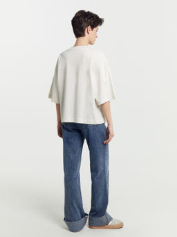 Футболка женская бежевая с печатью белый песок +печать 112769 - Mark formelle фото 8