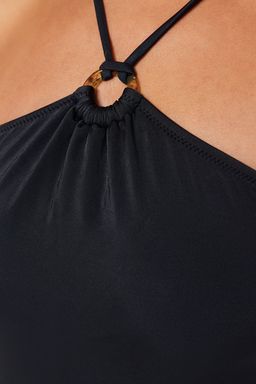 Siyah Halter Yaka Aksesuarl? Normal Paca Mayo TBESS23MA00202