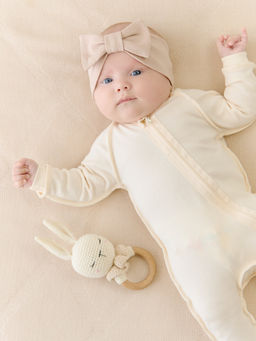 Пижама-слип с закрытой ножкой Топлёное молоко 0+ - Bungly фото 4