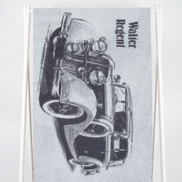 Полотенце махровое 6с102.413ж1 Ретро-авто (графит) 81х160см