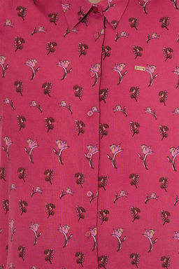 Женская розовая рубашка с длинным рукавом Неожиданная скидка в корзине - U.s. polo assn фото 6