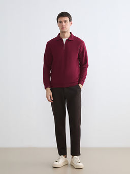 Polo Yaka Erkek Sweatshirt