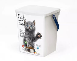 Контейнер для корма животных 5л "Кошки", арт. 49303
