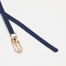 Ремень женский, ширина 1 см, пряжка металл, цвет синий - Simaland фото 2