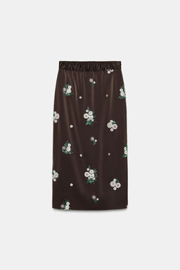 ZW COLLECTION LIMITED EDITION SEQUIN EMBROIDERED SKIRT - Zara фото 5