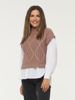 Жилет женский 5222-1709. 280 вечерний вереск