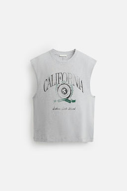 WASHED PRINT TANK TOP - Zara фото 7