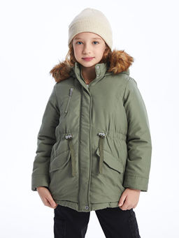 Kap??onlu Basic K?z ?ocuk Mont - Waikiki фото 2