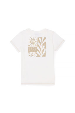 Футболка цвета экрю для мальчика - U.s. polo assn фото 9