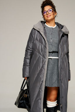 Пальто Beautiful Free 8017 графит