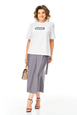 Костюм Michel Chic 1336/1 Белый, пепел