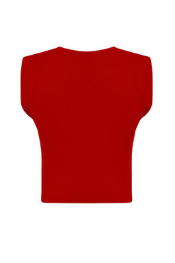 Trendyolmilla Siyah Vatkal? Fitted/Vucuda Oturan Bisiklet Yaka Crop Esnek Orme Bluz TWOSS23BZ00251  фото 4