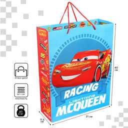 Пакет подарочный «Машинка», 31 × 40 × 11.5 см