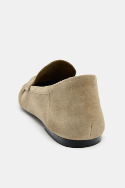 SOFT SUEDE LOAFERS - Zara фото 6