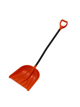 Лопата 410 х 460 мм, пластик, металлический черенок, оцинкованная планка Вьюга №5 Премиум