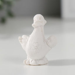 Фигурка полистоун «Малыш в кулёчке у аиста», 3.8×3.2×2.4 см