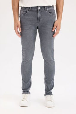 Carlo Skinny Fit Ekstra Dar Kal?p Normal Bel Ekstra Dar Paca Jean Pantolon
