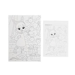 Набор для творчества. Картина по номерам и гравюра-открытка В ожидании Нового года - Школа талантов фото 5