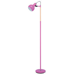 UML-T702 E14 PINK Торшер напольный под лампу Е14, 60W, с регулировкой наклона. Механический выключатель. Розовый. ТМ Uniel