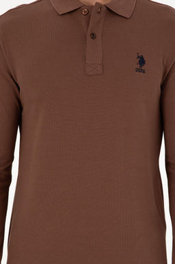 Мужская коричневая базовая толстовка Неожиданная скидка в корзине - U.s. polo assn фото 6