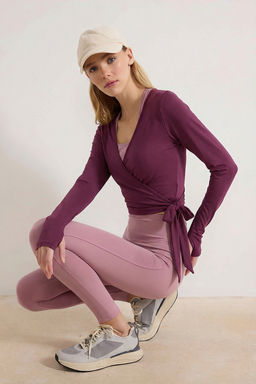 Siyah Micro Baglamal? Kruvaze Crop Bluz/Bolero THMSS26BZ00002 - Trendyolmilla фото 19