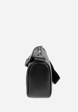 Сумка женская через плечо с широким ремнем L220 кожа черная К94 (С4000 кожгалантерея) - L-craft фото 6