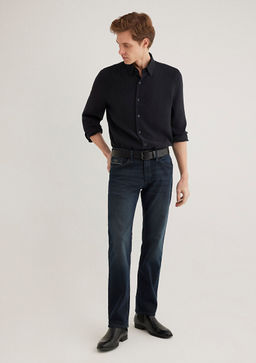 Hunter Mavi Black Golgeli Murekkep Mavi Jean Pantolon  фото 2