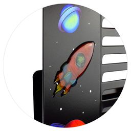 Подставка для книг и учебников арт.59882/ 24 КОСМОНАВТ НА ДИНОЗАВРЕ - Феникс+ фото 8