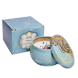 Аромасвеча Вдохновение в баночке Аромат - Фрезия