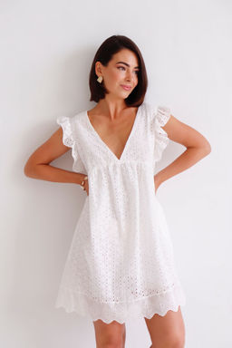 Martichelli Платье летнее хлопковое белое