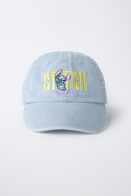 GORRA DENIM BORDADO LILO & STITCH  DISNEY / Azul claro - Zara фото 4