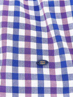 Платье в клетку UD 6140 син-черн клетка - Mini maxi фото 10