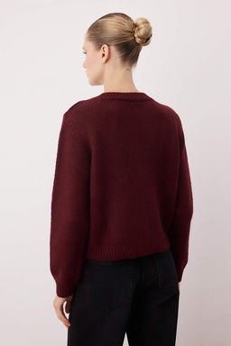 Tas Bisiklet Yaka Kurdele Detayl? Triko H?rka TWOAW26HI00236 - Trendyolmilla фото 8