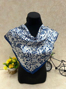 Легкий платок с принтом, мультицвет