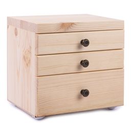 Заготовка для декорирования Mr. Carving ВД-1092 Комод 3 ящика сосна 20 х 15 х 18 см