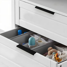 Ручка CAPPIO RT001BL, L=150 мм, м/о 128 мм, чёрная, 4 шт.