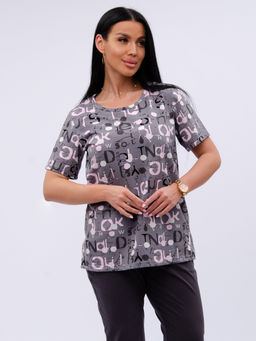 Костюм "Азалия" серый, трикотаж