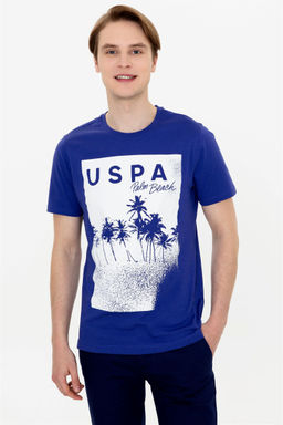 U. S. Polo Assn Мужская синяя футболка с круглым вырезом - U.s. polo assn фото 8