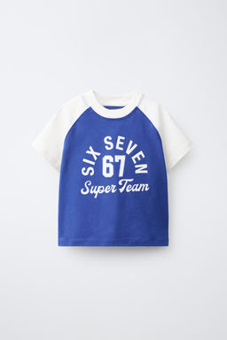 CAMISETA ESTAMPADA TEAM SIX SEVEN / Azul - Zara фото 2