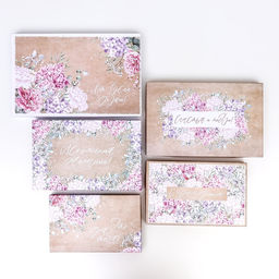 Набор подарочных коробок 10 в 1 «Поздравляю!», 32.5×20×12.5 - 12×7×4 (± 1) см